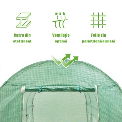 Solar grădină profesional Cortis© 6x10 m-8