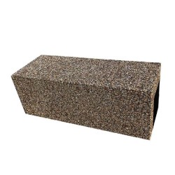 Bancă din beton fără spătar Lapis, model simplu-1