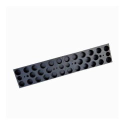 Bandă de protecție din cauciuc pentru perete Benta, 100x19x8 cm-3