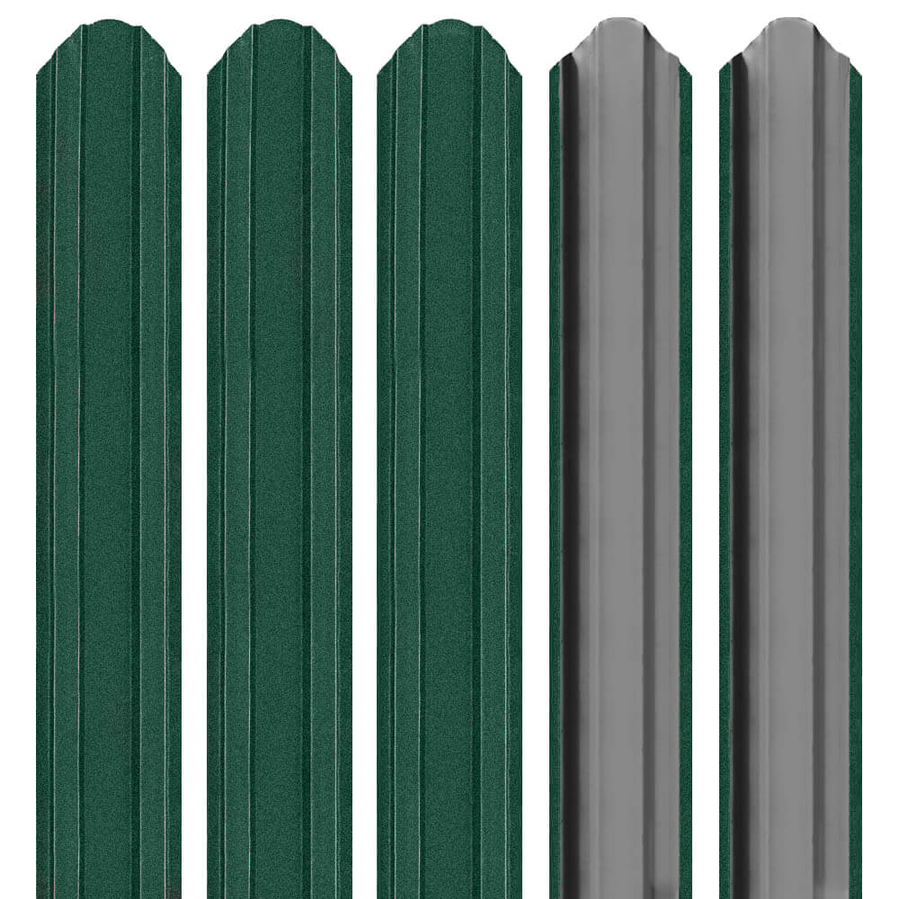 Șipcă metalică 2D Ronin 0,45 mm x 9 cm verde mat + Șuruburi gratuite