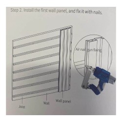 Riflaj lemn compozit - WPC Argos stejar, 270x15,5 cm-7