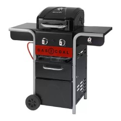 Grătar pe gaz și cărbuni Char-Broil Gas2Coal cu 2 arzătoare-2