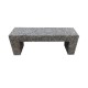 Bancă din beton cu aspect de piatră Lapis