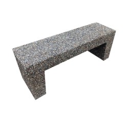 Bancă din beton cu aspect de piatră Lapis-4