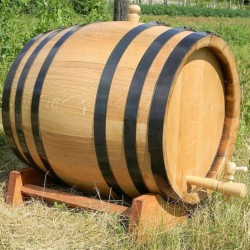 Butoi lemn masiv stejar pentru țuică 2 L-3