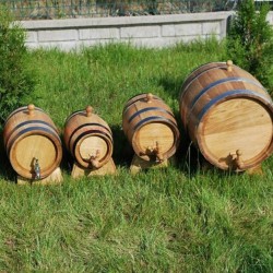 Butoi lemn masiv stejar pentru țuică 2 L-4