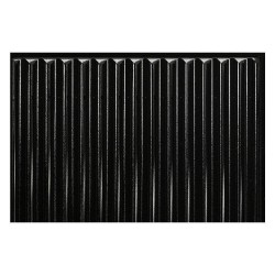 Set porți din șipcă metalică Ronin negru-4