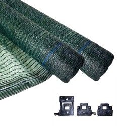 Set plasă de umbrire + sistem de prindere  50 m 2 m 40% 2 x 50 m
