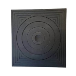 Plită fontă Alvena cu un ochi fără ramă, 53x56 cm-1