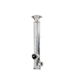 Coș de fum din inox Aden 5 m x 120 mm, așezat pe sol-1