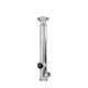 Coș de fum din inox Aden 5 m x 160 mm, așezat pe sol