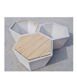 Jardinieră din beton stradală Selina-2