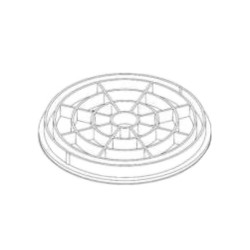 Capac canalizare din polipropilenă pentru tub DN 400, A15-3