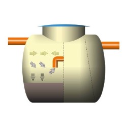 Stație de epurare Aram din fibră de sticlă, 3,5 mc-2