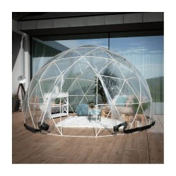 Iglu terasă all season Riva, 3,6x2,2 m L 4 - 10 Grădină | Terasă 2,2 m Da 3,6 m Transparentă / Albă
