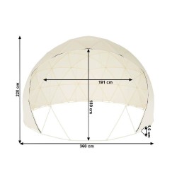 Iglu terasă all season Riva, 3,6x2,2 m-4
