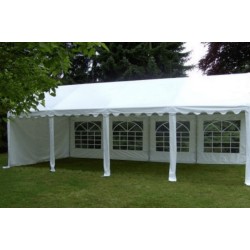 Cort evenimente 4x8 m Delta profesional cu structură metalică 38 mm, prelată UV 500 g / mp-10
