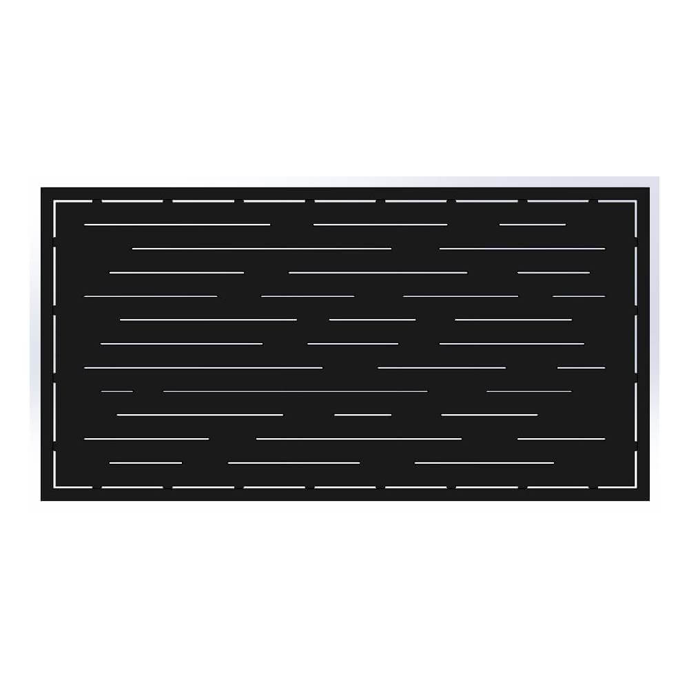 Panou gard din tablă decupată Ivora 100x200 cm, 3 mm