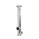Coș de fum din inox Aden 6 m x 120 mm, așezat pe sol
