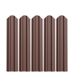 Șipcă metalică Levi 0,45 mm x 9,2 cm Maro lucios (RAL 8017) vopsită pe ambele părți-1