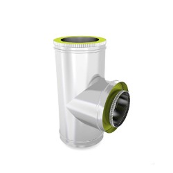 Coș de fum din inox Aden 7 m x 120 mm, suspendat-2