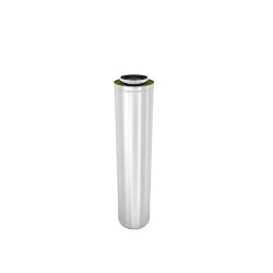 Coș de fum din inox Aden 7 m x 120 mm, suspendat-6