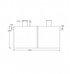 Fosă septică ecologică Charan 15000 L, 49 - 75 persoane-2