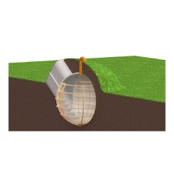 Pivniță subterană modulară din fibră de sticlă Marno 220x250 cm-2