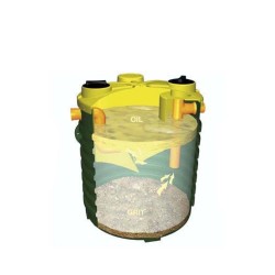 Separator hidrocarburi și ulei Carol din polietilenă 3000 L - 6 L/s-1
