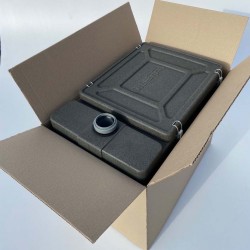 Separator grăsimi sub chiuvetă Felix din polietilenă Antracit 0,5 L/s-4