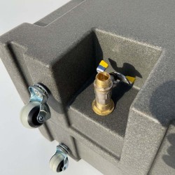 Separator grăsimi sub chiuvetă Felix din polietilenă Antracit 0,5 L/s-8