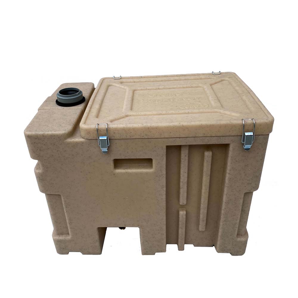 Separator grăsimi sub chiuvetă Felix din polietilenă Nisipiu 0,5 L/s