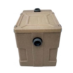 Separator grăsimi sub chiuvetă Felix din polietilenă Nisipiu 0,5 L/s-2