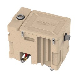 Separator grăsimi sub chiuvetă Felix din polietilenă Nisipiu 0,5 L/s-12