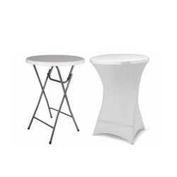 Masă cocktail pliabilă Debbie 110 cm + Husă Cadou-1