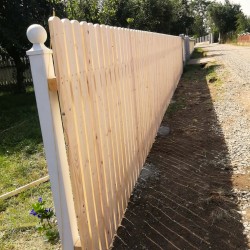 Scândură gard lemn rindeluită Larami 100x9x1,9 cm nevopsită-2