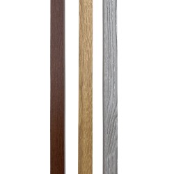 Riflaj MDF cu profil montaj Selena - nuc, 280x3,0 cm-8
