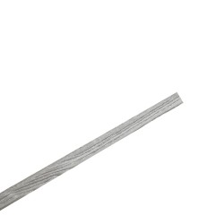 Riflaj MDF cu profil montaj Selena - gri, 280x3,0 cm-2