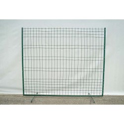 Plasă gard fibră de sticlă bordurată Tesi verde 1.7x30 m, bară 3 mm-3