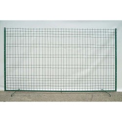 Plasă gard fibră de sticlă bordurată Tesi verde 1.7x30 m, bară 3 mm-2