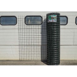Plasă gard fibră de sticlă bordurată Tesi verde 1.7x30 m, bară 3 mm-1