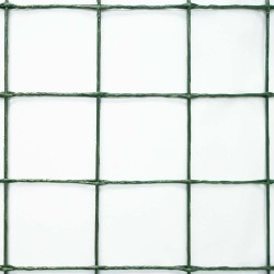 Plasă gard fibră de sticlă bordurată Tesi verde 1.7x30 m, bară 3 mm-7