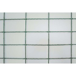 Plasă gard fibră de sticlă bordurată Tesi verde 1.7x30 m, bară 3 mm-10