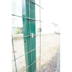 Plasă gard fibră de sticlă bordurată Tesi verde 1.7x30 m, bară 3 mm-11