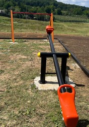 Balansoar copii pentru exterior cu 2 locuri Pinto-4