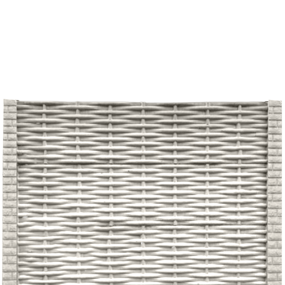 Gard beton finisat Picnic Vibe 1,5 m cu stâlpi cu model