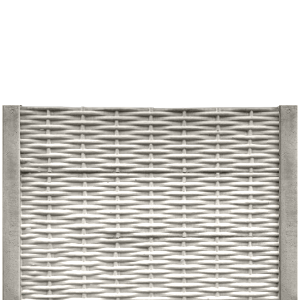 Gard beton finisat Picnic Vibe 1,5 m cu stâlpi simpli