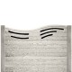 Gard beton finisat Soft Wave 1,5 m cu stâlpi simpli