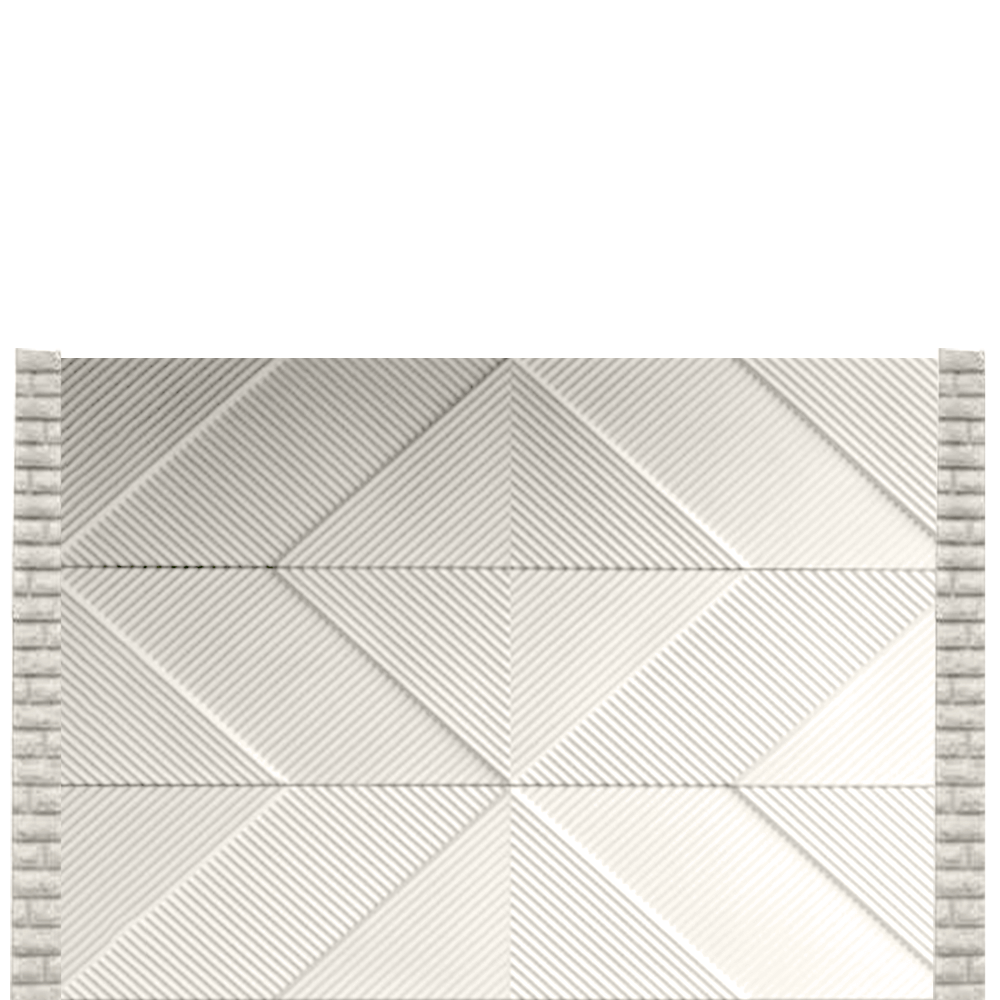 Gard beton finisat Tokyo 1,5 m cu stâlpi cu model