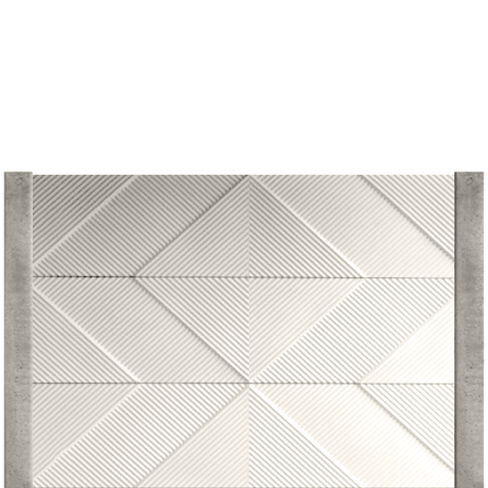 Gard beton finisat Tokyo 1,5 m cu stâlpi simpli